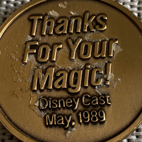 Walt Disney World MGM Studios 1989 Opening Spring 1989 LR Bronze Coin Medallion - Picture 3 of 6